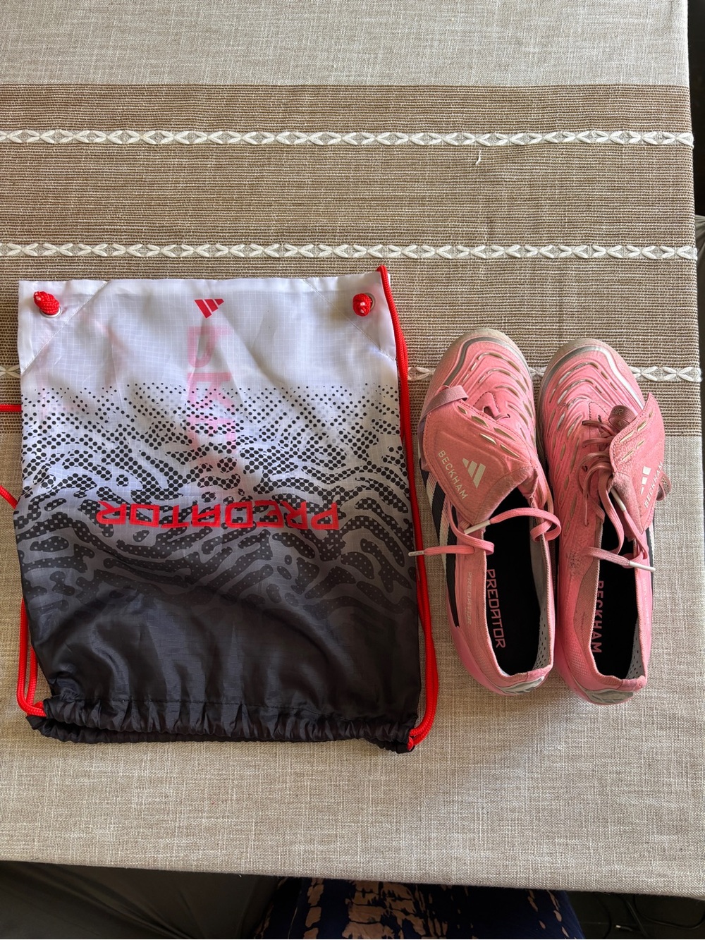 Adidas Predator Elite FT FG – David Beckham Pink – Size 9.5 mens.